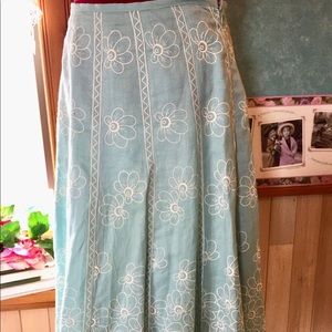 Fit and flair skirt